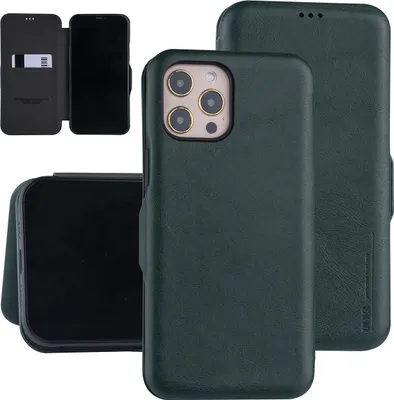 Zdjęcie produktu dla Apple iPhone 12 Pro Max Green Etui typu książka - etui na karty