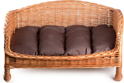 Produktbild von JIPRO® Katzenkorb, Hundebett aus Weide Theo I. - B 90 x T 70 x H 60(cm)