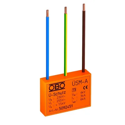 Obrázek produktu pro Modul přepěťové ochrany 255V - Přepěťová ochrana pro napájení ÜSM-A