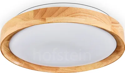 Produktbild von Canino moderne Deckenlampe aus Metall/Bambus/Kunststoff in Weiß/Natur