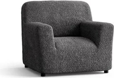 Produktbild von Bestcovers Sitzbezug 70-120cm - Weicher, Hypoallergener Mikrofaser-Schonbezug, Reinigen, Schützt Ihre Möbel Länger (Grau, Sessel (70-120cm))