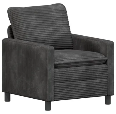 Obrázok produktu pre vidaXL Pohovka tmavošedá 76 x 81 x 87,5 cm polyester