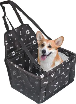 Productafbeelding van Autostoel voor honden - Waterdichte transportbox voor kleine en middelgrote huisdieren