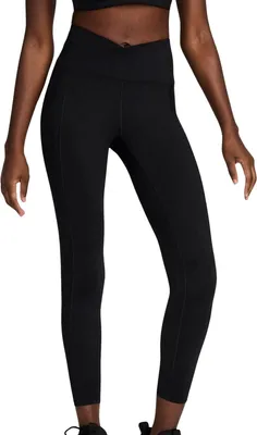 Produktbild von Nike One Wrap Damen Fitness Sportlegging Dri-FIT Hoher Bund Versteckte Tasche