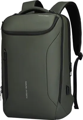 Produktbild von OKWISH Laptoprucksack Laptop Rucksack Wasserbeständig Laptoptasche Laptop mit USB-Anschluss, Anti-Diebstahl, Backpack mit Laptopfach,Grün