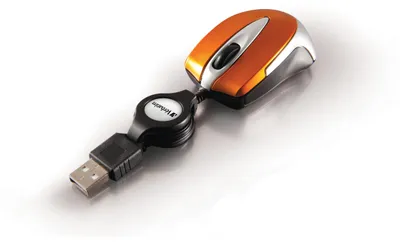 Produktbild von Verbatim Go Mini, Optisch, USB Typ-A, 1000 DPI, Orange