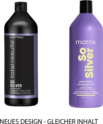 Zdjęcie produktu dla MATRIX_Total Results So Silver Color Obsessed Odżywka przeciw łamaniu i matowieniu włosów Blond 1000ml
