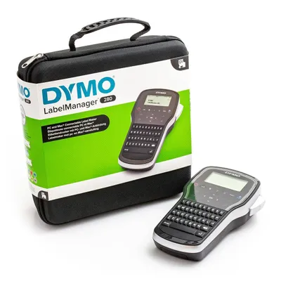 Obrázok produktu pre Dymo LabelMANAGER 280 - Súprava - etiketovacie zariadenie - čiernobiele - termotransferové - kotúč (1,2 cm)