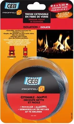 Immagine prodotto di Nastro sigillante intrecciato 6 mm x 25 m – Geb
