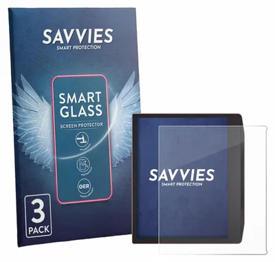 Produktbild von 3x Savvies Schutzglas Folie für PocketBook Era / Color 9H Panzer Schutzfolie Glas Displayschutz klar transparent