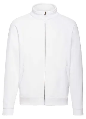Produktbild von Herren Sweatjacke - FOL SWEAT JACKET - white - Größe M