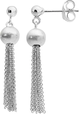 Image de Boucles d'Oreilles Femme Argent fin 925 - 34mm*7mm; TRS22783
