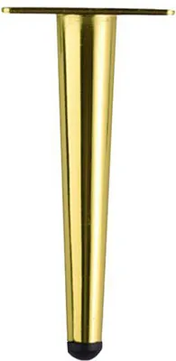 Produktbild von Möbelfüße, runde, konische Möbelfüße, Metallfüße für Sofa, Schrank, Bar, Bett, Tisch, Stuhl, Couch, Kommode, Schreibtisch, Heimwerkerprojekte (15 cm hoch, Gold)