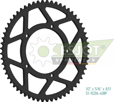 Immagine prodotto di Pignone ESJOT "15206" 428, alluminio 60 denti