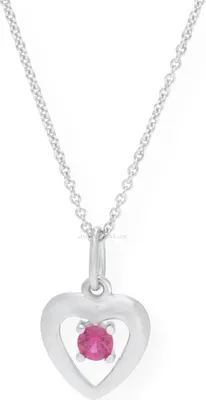 Produktbild von Kinder Herzanhänger Silber 925 Zirkonia JL10-02-0688 JuwelmaLux