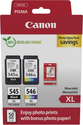 Immagine prodotto di Canon PG-545 XL / CL-546 XL Foto Value Pack
