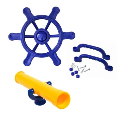 Immagine prodotto di Set di accessori per torre da gioco Timone da pirata Cannocchiale Maniglie resistenti alle intemperie