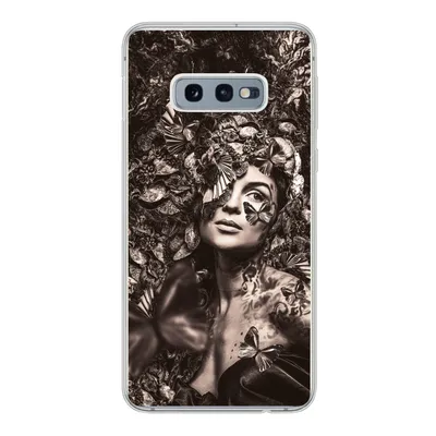 Produktbild von MuchoWow® Handyhülle Schutzhülle Hülle für Samsung Galaxy S10e Frau - Tiere - Pflanzen Silikon Softcase Handy Hülle - Handy