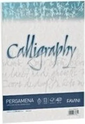 Produktbild von Favini Pergamena Calligraphy Druckerpapier A4 (210x297 mm) 50 Blätter Weiß