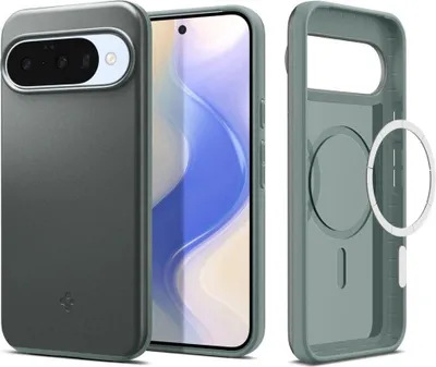 Produktbild von Spigen Thin Fit Mag MagSafe Google Pixel 10 / 10 Pro Salbeigrün