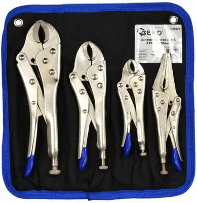 Image de GEKO Jeu de pinces de serrage 4pcs, 125-250 mm G10221