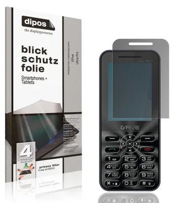Produktbild von Blickschutzfolie für GFive Ultra Pro matt Schutzfolie Folie Display Schutz dipos