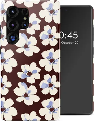 Productafbeelding van Selencia Vivid Backcover voor de Samsung Galaxy S25 Ultra - Choco Flower Pop