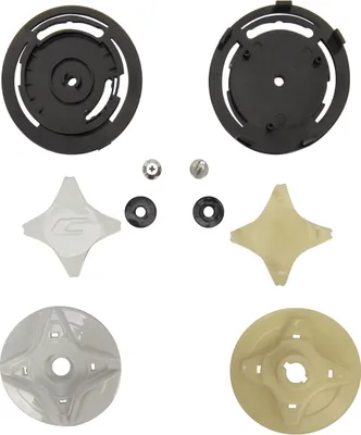 Produktbild von Weißes Visierbefestigungsset für CGM 169 ILLI Jet-Helm