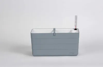 Produktbild von Plastia | Pflanzkübel 6L - 40Cm - Blau Berberis - Selbstbewässernd - Ideal Für Balkon Und Terrasse