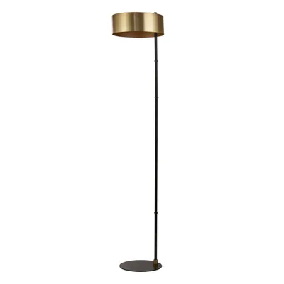 Produktbild von Stehleuchte Metall E27 149 cm hoch in Schwarz Gold Modern