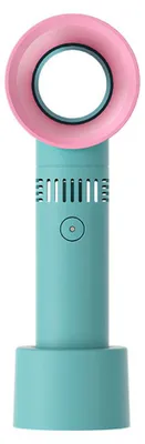 Obrázek produktu pro Přenosný, kompaktní mini ventilátor bez lopatek, s USB konektorem, nabíjitelný, tichý, s 3 úrovněmi rychlosti