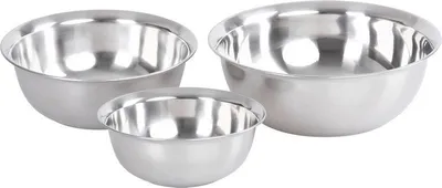 Image de Bol MagicHome, en acier inoxydable, 18-22-26 cm, set de 3 pieces