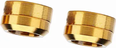 Produktbild von 4 Stück TC4 Titan-Bremssattel, feste Schrauben, Dichtungsabstandshalter, exquisites Mini-Design, solide Struktur für Mountainbike (Gold)