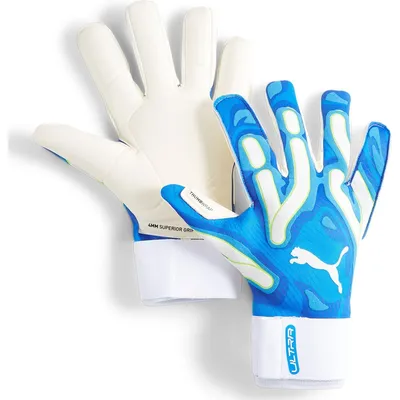 Produktbild von Puma Ultra Ultimate Hybrid Torwarthandschuhe - Royal / Weiß  | Größe: 8.5