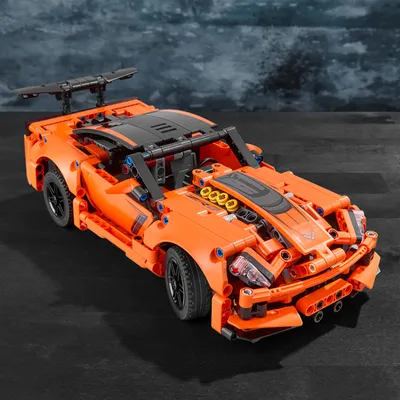 Produktbild von LEGO 42093 Technic Chevrolet Corvette ZR1 Rennwagen oder Hot Road, 2-in-1 Modellauto, Rennwagen-Kollektion