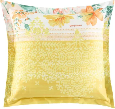 Zdjęcie produktu dla Bassetti satynowa poszewka na poduszkę pojedyncza CASABLANCA kolor Y1 YELLOW rozmiar 65x65