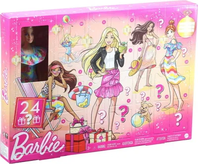 Produktbild von Barbie Adventskalender 2022 inkl. Puppe (blond), Zubehör