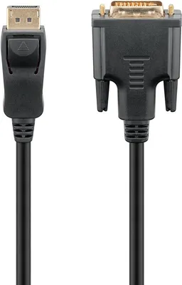 Obrázek produktu pro goobay DisplayPort/DVI D adaptérový kabel 1,2 černý 1 m