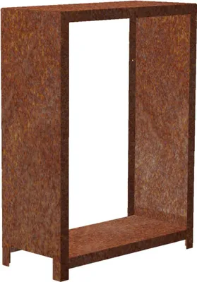 Produktbild von CORGARDEN Stora Gartenscheune 120 x 80 x 40 cm, Cortenstahl CORGARDEN 1037