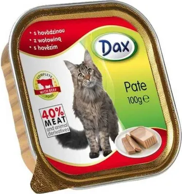 Obrázok produktu pre Dax CAT miska 100 g hovädzia paštéta