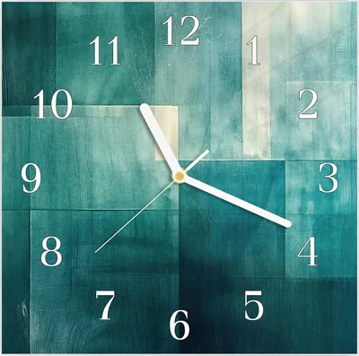 Produktbild von Wanduhr aus Glas mit Motiv Abstrakter Hintergrund- 30 x 30 cm - inkl. Aufhängesystem
