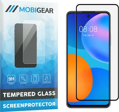 Produktbild von Mobigear Premium  Huawei P Smart (2021) Panzerglas Gehärtetes Glas Displayschutz - Hüllenfreundlich - Schwarz