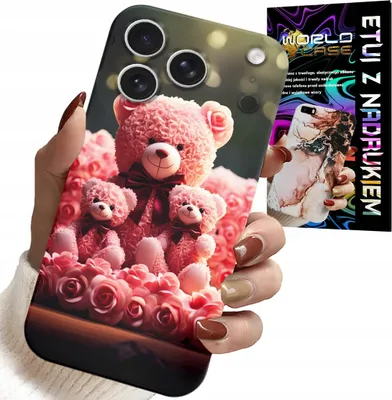 Image de Etui Do Iphone 17 Pro Max - Rodzinka Różanych Misiów Upominek +Folia