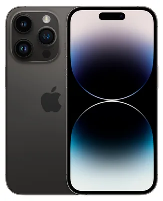 Produktbild von Apple iPhone 14 Pro, 15,5 cm (6.1"), 2556 x 1179 Pixel, 128 GB, 48 MP, iOS 16, Schwarz