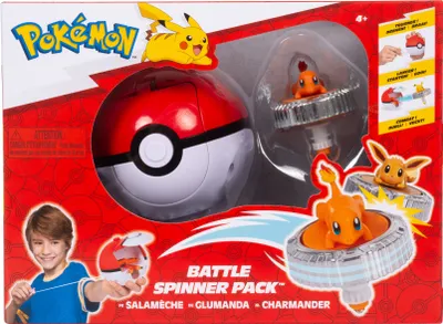 Produktbild von Pokémon - Battle Spinner - Charmander & Poké Ball