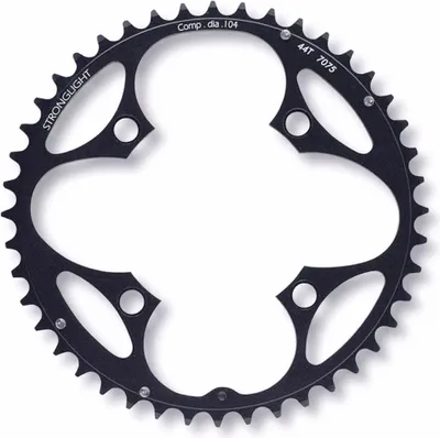 Produktbild von STRONGLIGHT 262530 Kettenblatt MTB 104/64 außen 42 Zähne, 9-fach, schwarz (1 Stück)