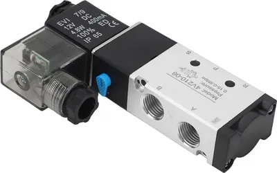 Obrázok produktu pre BERM Elektromagnetický ventil Pneumatický elektrický 2 polohy 5 spôsobov Elektromagnetické ovládanie DC12V