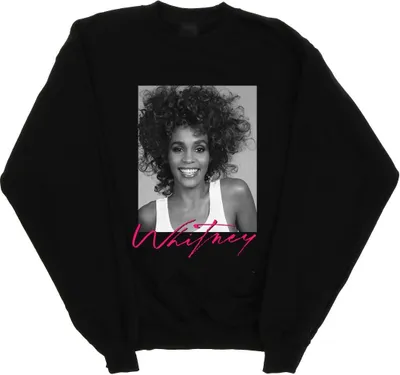 Productafbeelding van Whitney Houston - Heren sweatshirt BI50724 (maat L) (zwart)