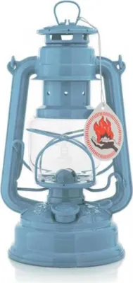 Produktbild von Feuerhand Sturmlaterne 276 Pastellblau incl. Docht