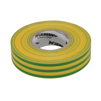 Immagine prodotto di Nastro isolante FIXMAN 19 mm x 33 m, giallo-verde